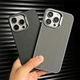 Чохол KEVLAR MagSafe протиударний для iPhone 17 сірий - зображення 4
