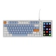 Клавиатура Ajazz AKP815 RGB Red Switch USB UA White/Blue (AKP815-R-WBO) - изображение 1