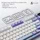 Клавиатура Ajazz AK980 V2 Gift Switch V2 Wireless/Bluetooth/USB UA White/Blue (AK980-V2-G-PWB) - изображение 2