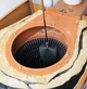 Щетка ерш котельная LESSMANN 80х120х150 мм резьба W1/2 дюйма, стальная гофрированная проволока 0,30 мм (529311) - изображение 4