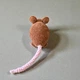 М'яка плюшева іграшка handmade Щур 26 см коричневий в'язаний гачком - зображення 5