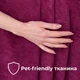 Комплект штор 2 шт 150х260 см, Soft Velvet Lux шторы, гардины, портьеры на шторной тесьме V-17 фуксия - изображение 3