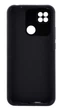 Чохол Silicone Cover для Xiaomi Redmi 9C бампер з мікрофіброю чорний - зображення 3