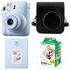 Подарунковий набір Fujifilm Instax Mini 12 Pastel Blue Black (Чорно-Блакитний) / Камера + Чохол + Альбом 64 фото + 20 знімків / Gift Set 2026 - изображение 1