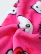 Штаны пижамные плюшевые Hello Kitty розового цвета, теплые домашние штаны Хэллоу Китти - изображение 3