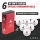 Мячи для настольного тенниса Joola Prime 40+ White 6шт (40031) - изображение 3