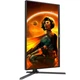 Монитор игровой 27" AOC Q27G3XMN/BK Mini LED QHD 180 Гц DisplayHDR 1000 2xHDMI DP HAS Pivot Черно-Красный - изображение 9
