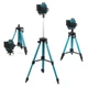 Аккумуляторный лазерный уровень 4D Blue Kit на 16 линий со штативом без экрана в кейсе - изображение 8