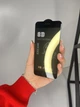 Зеркальное защитное стекло для Apple iPhone 7 / 8 / SE (Gold/Black, Олеофобное) - изображение 2