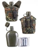 Фляга Mil-Tec 900ML с алюминиевой чашкой Plastic Canteen Cover and Mug Flecktarn 14506021-900 (Takctik-2024M-T) - изображение 2