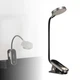 Портативна LED лампа на прищіпці Baseus Comfort Reading Mini Clip Lamp з вбудованим акумулятором 350 mAh, світлодіодна лампа для читання Темно-сірий - зображення 5