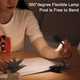 Світлодіодна портативна лампа на прищіпці Baseus Comfort Reading Mini Clip Lamp, переносна LED лампа з акумулятором 350 mAh для читання та роботи Сірий - зображення 9