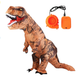 Надувной костюм динозавра T-Rex для взрослых, косплей тираннозавра с компрессором, 220 см - изображение 3