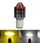 Компактна LED-лінза BA20D (H6) 24W: Оновлення світла вашої мототехніки(біло-жовте світло) - зображення 1