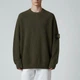Світшот в стилі Stone Island, розмір L, хакі (SI07003.1L) - зображення 3