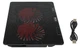 Охлаждающая подставка для ноутбука Blow 2 Fan Samba Red (5900804144113) - изображение 4