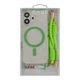 Чохол TPU+PC LanyardCase with MagSafe для iPhone 16 Fluorescent Green - изображение 2