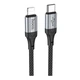 Кабель USB Hoco X102 Type-C to Lightning PD27W Чорний - зображення 1