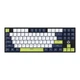Ігрова клавіатура Fantech ATOM87S MK877S Mori Blue Switch з мінімалістичним дизайном TKL, USB кабелю 1.5м/RGB-підсвічування White - зображення 1