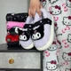 Кімнатні капці з закритою п'ятою Куромі Kuromi Sanrio Hello Kitty 36-37 р. - зображення 5