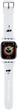Pasek Karl Lagerfeld 3D Rubber Karl&Choupette Heads do Apple Watch Series 1/2/3/4/5/6/7/8/9/SE/SE2 38-41 mm White (3666339190095) - obraz 1