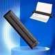Портативный аккумуляторный термопринтер M15 для печати А4, 13 мм/с 203dpi Bluetooth/USB, беспроводной, монохромный черный - изображение 3