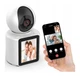 IP-камера с двухсторонним видеозвонком Arvin C31 V360Pro 1080P Wi-Fi с датчиком движения, ИК-подсветкой и цветным изображением - изображение 4