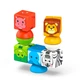Магнитный конструктор "Blocks Stacking Safari 10" Geomag GM305, 10 деталей - изображение 2