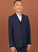Піджак підлітковий хлопчик синій H&M 146р (0630542) - изображение 5