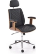 Fotel biurowy Halmar TIMBER Orzechowy-czarny (5905248135437) - obraz 3