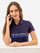 Поло жіноче U.S. Polo Assn 216091-ZH00A (EVENING BLUE) S Темно-синє (786660695526) - зображення 2