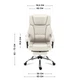 Офісне крісло Mark Adler Boss 6.0 Beige (Тканина) з масажем та підігрівом - зображення 9