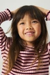 Кофта H&M 1196719 122-128см рожевий смужки - изображение 2