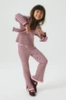 Кофта H&M 1196719 122-128см рожевий смужки - изображение 3