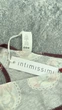 Бавовняні трусики стрінги Intimissimi - Розмір М - бордовий - зображення 3