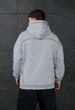 Худі Staff logo gray blue oversize XS - изображение 2