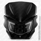 Обтекатель на фару (щиток маска пластик) для мотоциклов Kawasaki KLX250 KLX300 KLX450 чёрный - изображение 5