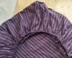 Простирадло на резинці LARA бязь-страйп dp11353 Violet 180х200х25 - зображення 2