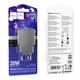 Сетевое зарядное устройство Hoco CS25A 1USB-C/1USB поддержка PD/QC 20W позволяет быстро заряжать современные смартфоны Apple, Samsung, Xiaomi Black - изображение 1