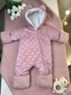 Дитячий демісезонний комбінезон Polar Teddy рожевий 86-92 см - изображение 1