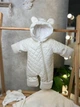 Дитячий демісезонний комбінезон молочний Polar Teddy 74-80 см - изображение 1