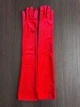 Оксамитові довгі рукавички honey fashion accessories xs/s/m червоні (30к005) - изображение 7