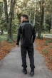 Куртка мужская Intruder iForce Softshell Light демисезонная ветровка софтшелл без флиса влагозащитная куртка с прорезиненными молниями чёрно-хаки/2XL - изображение 4