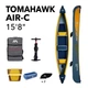 Каяк надувной 3-х местный Aqua Marina Tomahawk Air-C до 260 кг, 478 см - изображение 1
