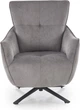 Крісло для відпочинку Halmar SCAMPI Сіре (5905248135550) - зображення 1