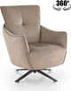 Крісло для відпочинку Halmar SCAMPI Капучино (5905248135543) - зображення 6