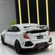 Модель авто Honda Civic Type R 1:32 белая | коллекционная металлическая JDM модель с открывающимися элементами - изображение 9