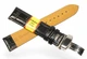 Ремешок для часов Modeno Spain 22 мм modk22w1-25, натуральная кожа, черный, застежка-клипса из нержавеющей стали - изображение 3