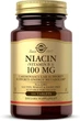 Ніацин (вітамін B3) Solgar, Niacin (Vitamin B3) 100 мг, 100 таблеток - зображення 1