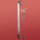 Двері в нішу Koer SR SD04-100×200-TR-01 прозоре скло Easy Clean 10мм, хром (KR5386) - зображення 2